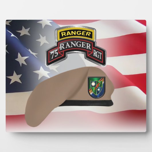 Ranger Regiment Fotoplatte (Vorderseite)