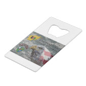 Ranger Regiment für den afghanischen Kampfveteran Geldbeutel Flaschenöffner (Rückseite Schrägansicht)