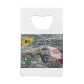 Ranger Regiment für den afghanischen Kampfveteran Geldbeutel Flaschenöffner (Rückseite)