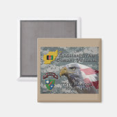 Ranger Regiment für den afghanischen Kampfveteran Magnet (Vorderseite/Rückseite)