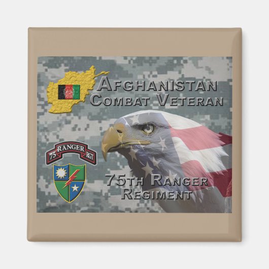 Ranger Regiment für den afghanischen Kampfveteran Magnet (Vorne)