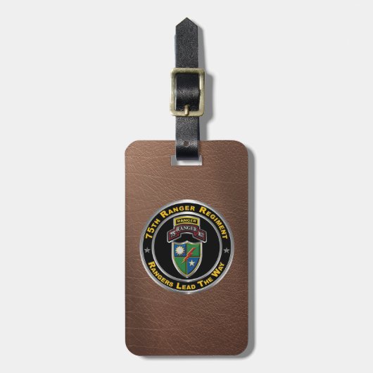 Ranger Regiment Gepäckanhänger (Vorderseite vertikal)
