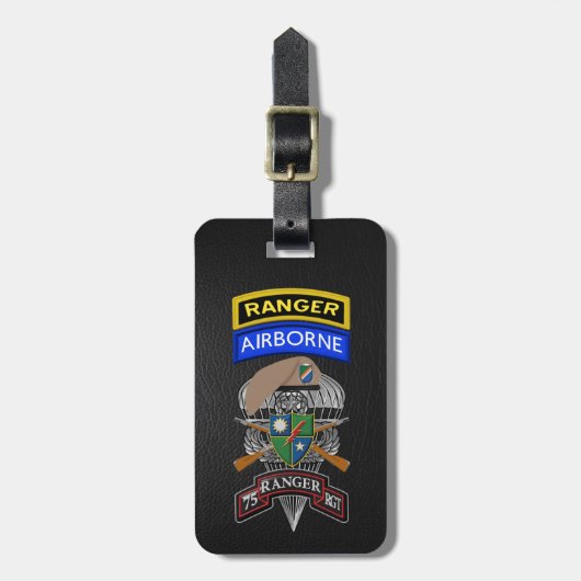 Ranger Regiment Gepäckanhänger (Vorderseite vertikal)