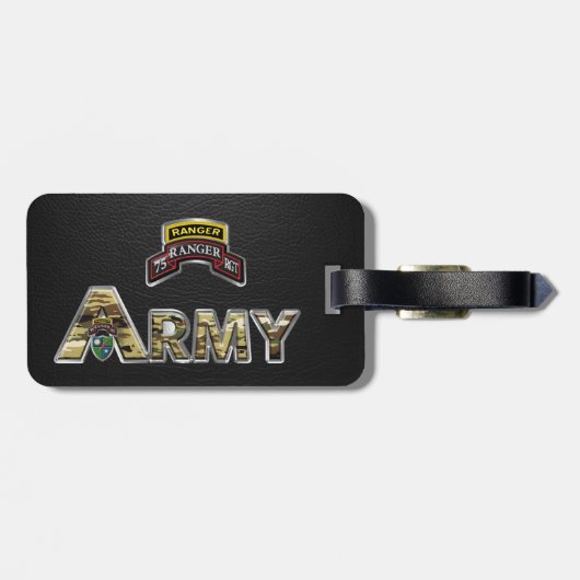 Ranger Regiment Gepäckanhänger (Rückseite horizontal)