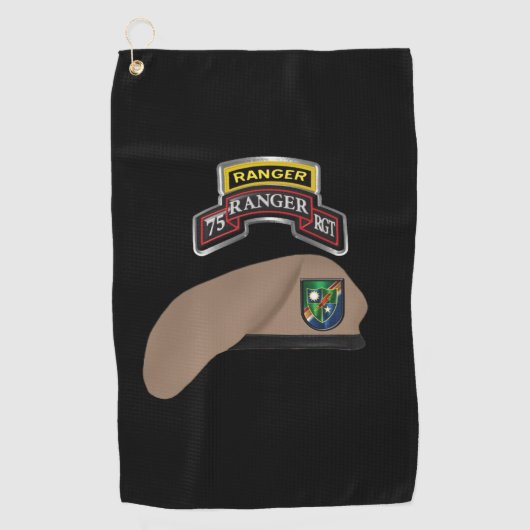 Ranger Regiment Golfhandtuch (Vorderseite)