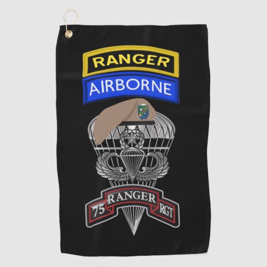 Ranger Regiment Golfhandtuch (Vorderseite)