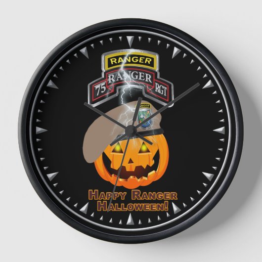Ranger Regiment Halloween Uhr (Vorderseite)