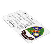 Ranger Regiment Magnet 4x6 (Rechte Seite)