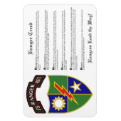Ranger Regiment Magnet 4x6 (Vertikal)