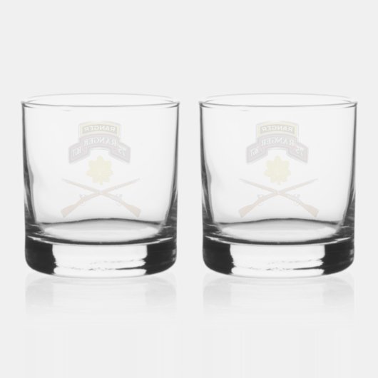 Ranger Regiment Major MAJ Whiskyglas (Rückseite)