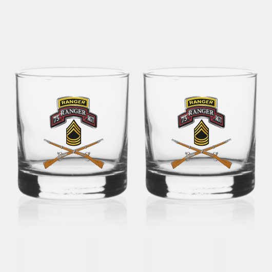 Ranger Regiment Master Sergeant Whiskyglas (Vorderseite)