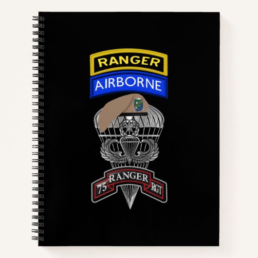Ranger Regiment Notizblock (Vorderseite)