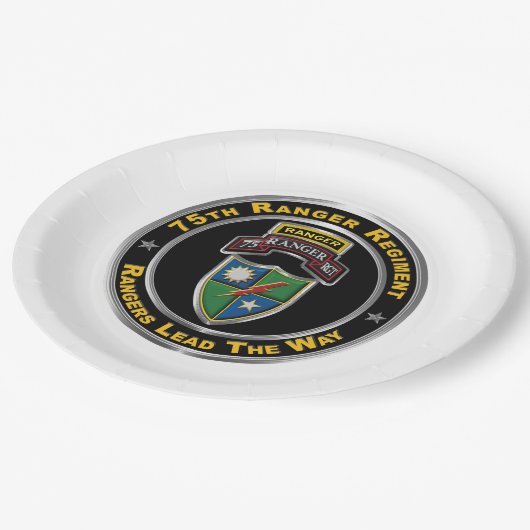 Ranger Regiment  Pappteller (Schrägansicht)