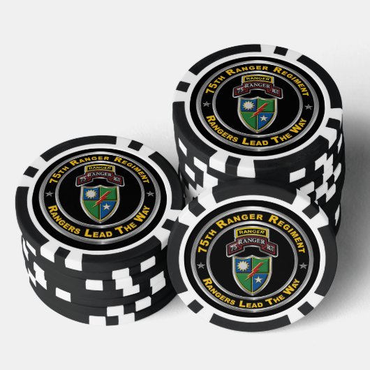 Ranger Regiment Pokerchips (Stapel)