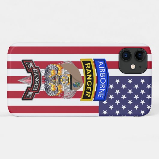 Ranger Regiment "Rangers Lead The Way" Case-Mate iPhone Hülle (Rückseite (Horizontal))