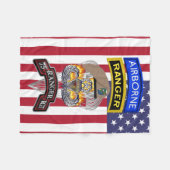 Ranger Regiment "Rangers Lead The Way" Fleecedecke (Vorderseite (Horizontal))
