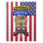 Ranger Regiment "Rangers Lead The Way" Notizblock (Vorderseite)