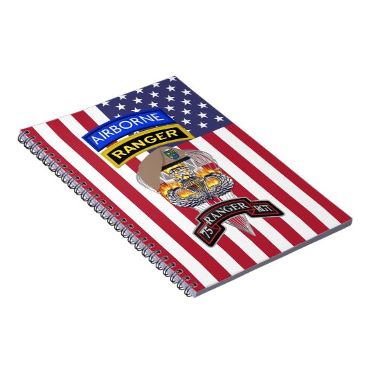 Ranger Regiment "Rangers Lead The Way" Notizblock (Rechte Seite)