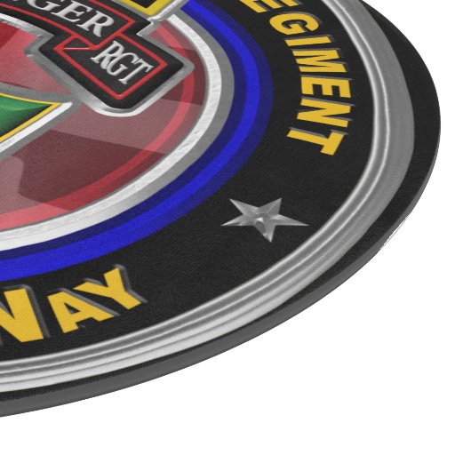 Ranger Regiment "Rangers Lead The Way" Schneidebrett (Ecke)