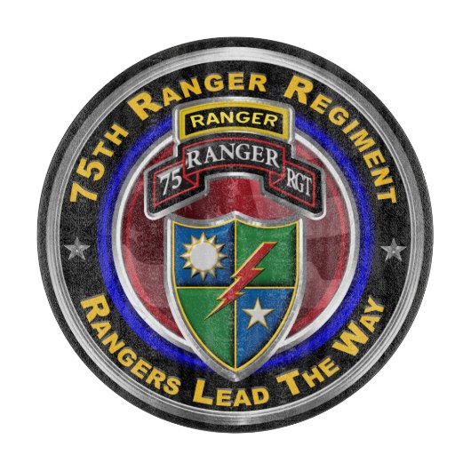 Ranger Regiment "Rangers Lead The Way" Schneidebrett (Vorderseite)