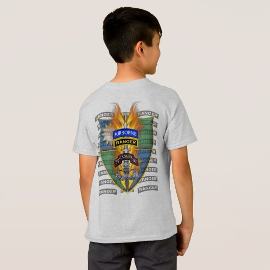 Ranger Regiment "Rangers Lead The Way" T-Shirt (Schwarz voll)