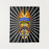 Ranger Regiment "Rangers Lead The Way" Wandteppich (Vorderseite)