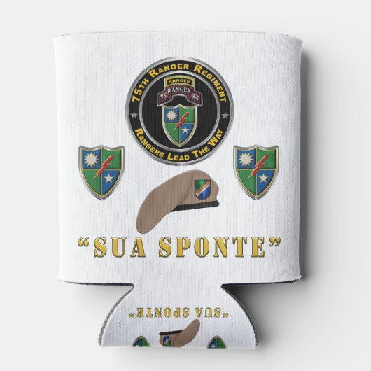 Ranger Regiment Sua Sponte Dosenkühler (Rückseite)