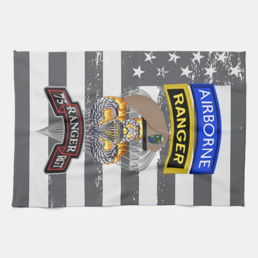 Ranger Regiment "Sua Sponte" Geschirrtuch (Horizontal)