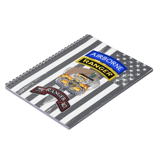 Ranger Regiment "Sua Sponte" Notizblock (Linke Seite)