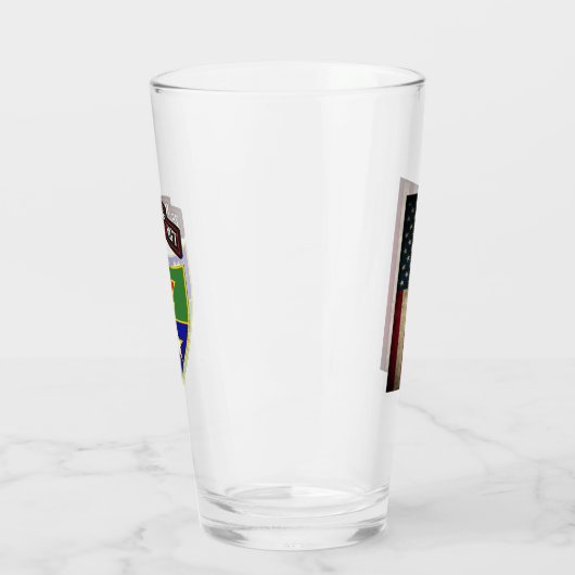 Ranger Regiment - US-Flagge - Glas (Links)