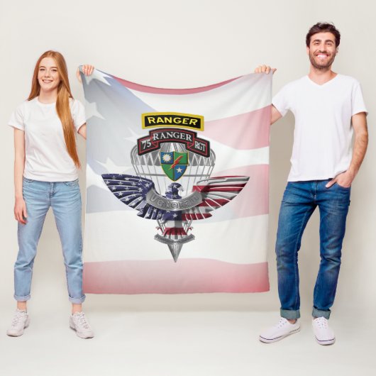 Ranger Regiment Veteran Fleecedecke (Beispiel)