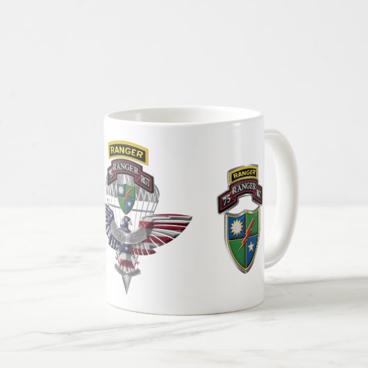 Ranger Regiment Veteran Kaffeetasse (VorderseiteRechts)