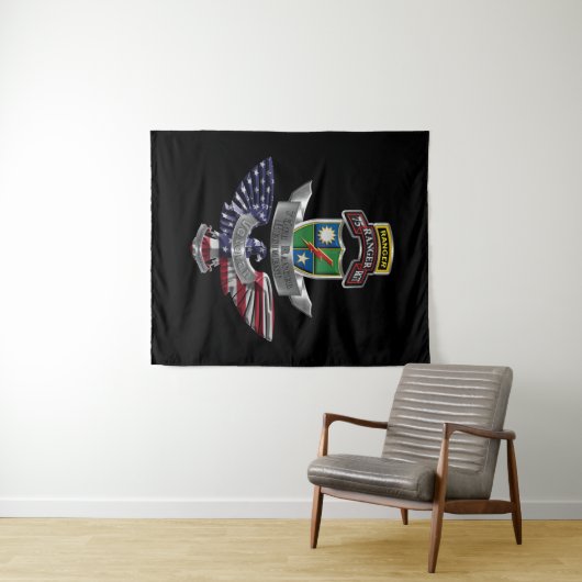 Ranger Regiment Veteran Wandteppich (Beispiel (Horizontal))