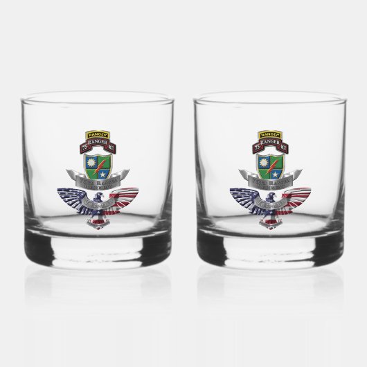 Ranger Regiment Veteran Whiskyglas (Vorderseite)
