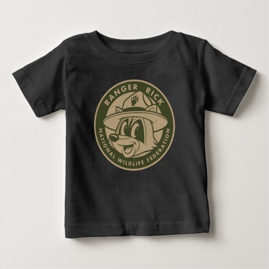 Ranger Rick | Ranger Rick Khaki Logo Baby T-shirt (Vorderseite)