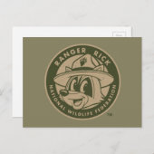 Ranger Rick | Ranger Rick Khaki Logo Postkarte (Vorne/Hinten)