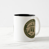 Ranger Rick | Ranger Rick Khaki Logo Zweifarbige Tasse (VorderseiteRechts)