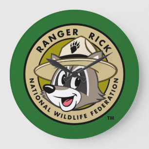 Ranger Rick Ranger Rick-Logo Große Wanduhr