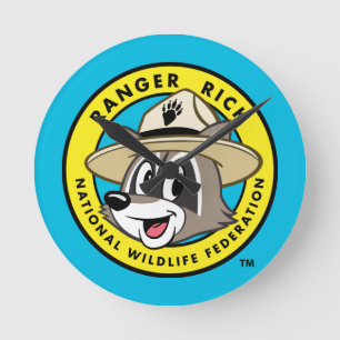 Ranger Rick Ranger Rick Logo Runde Wanduhr