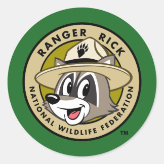 Ranger Rick Ranger Rick Logo Runder Aufkleber