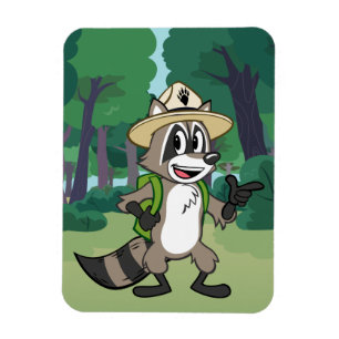 Ranger Rick   Ranger Rick Pointing Magnet