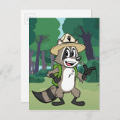 Ranger Rick | Ranger Rick Pointing Postkarte (Vorne/Hinten)