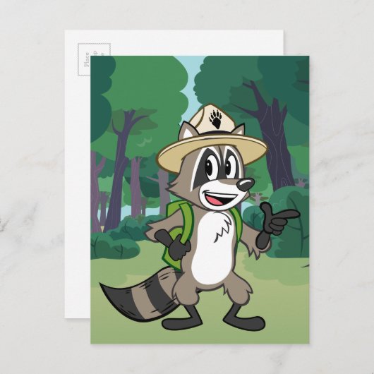 Ranger Rick | Ranger Rick Pointing Postkarte (Vorne/Hinten)