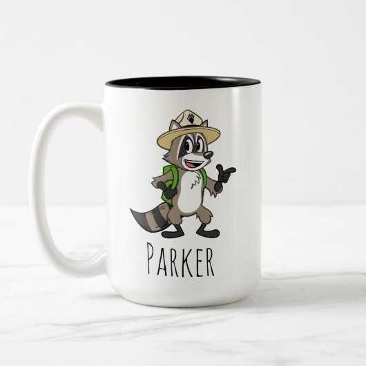 Ranger Rick | Ranger Rick Pointing Zweifarbige Tasse (Links)