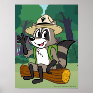 Ranger Rick   Ranger Rick Sitting Poster