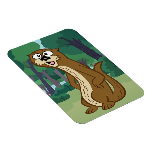 Ranger Rick | Reggie Otter Magnet (Rechte Seite)