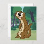 Ranger Rick | Reggie Otter Postkarte (Vorne/Hinten)