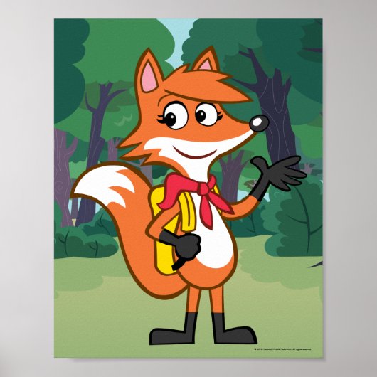 Ranger Rick | Scarlett Fox Waving Poster (Vorne)