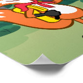 Ranger Rick | Scarlett Fox Waving Poster (Ecke)