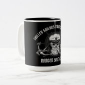 RANGER-SKILLIERTE SAILOREN / SALTY-HUNDE ZWEIFARBIGE TASSE (Vorderseite Links)